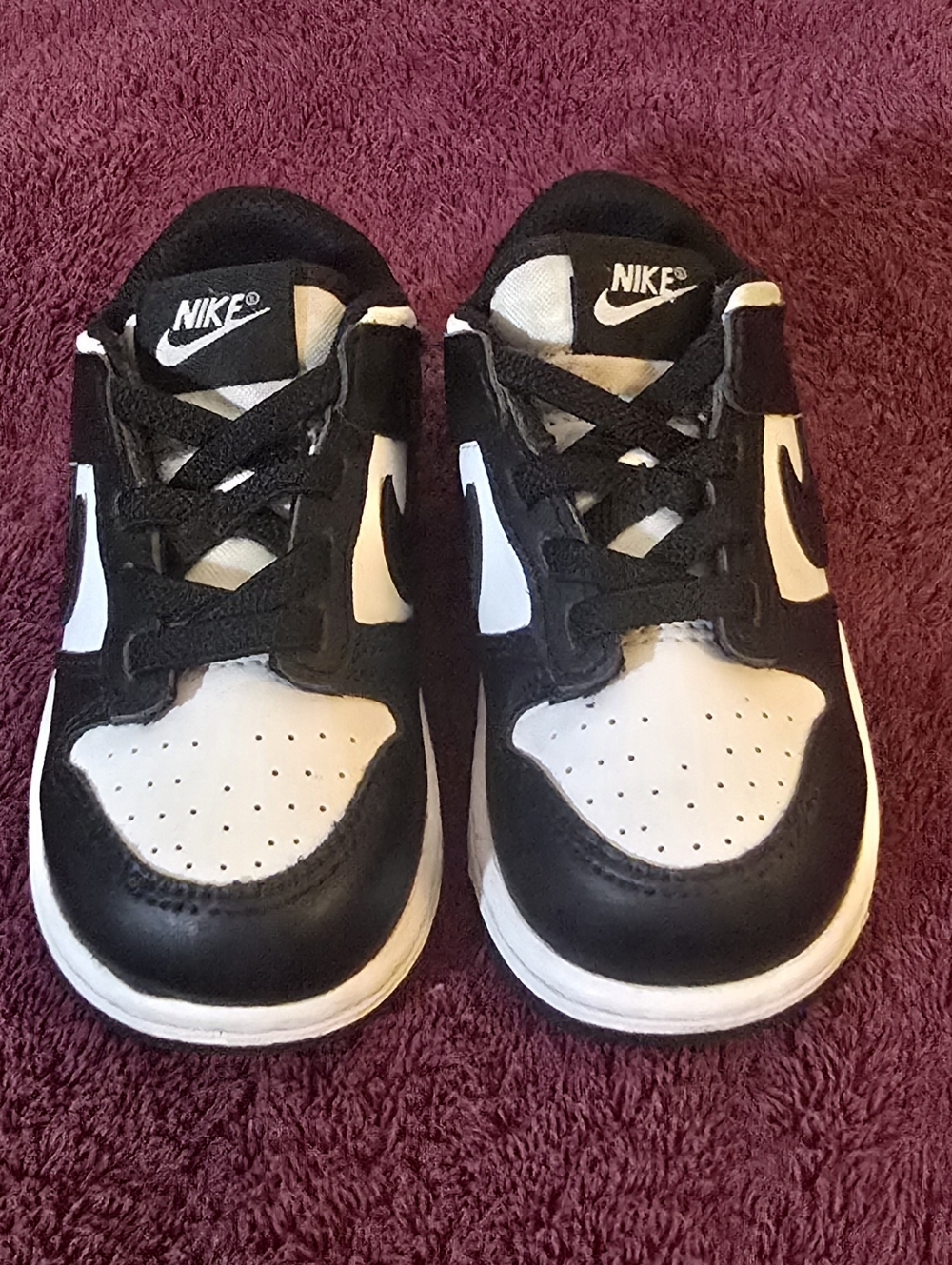 Nike Black and White Sneaker (Swoosh)